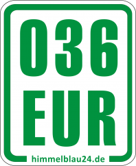 Versicherungskennzeichen 2025 ab 42 Euro - Farbe Grün
